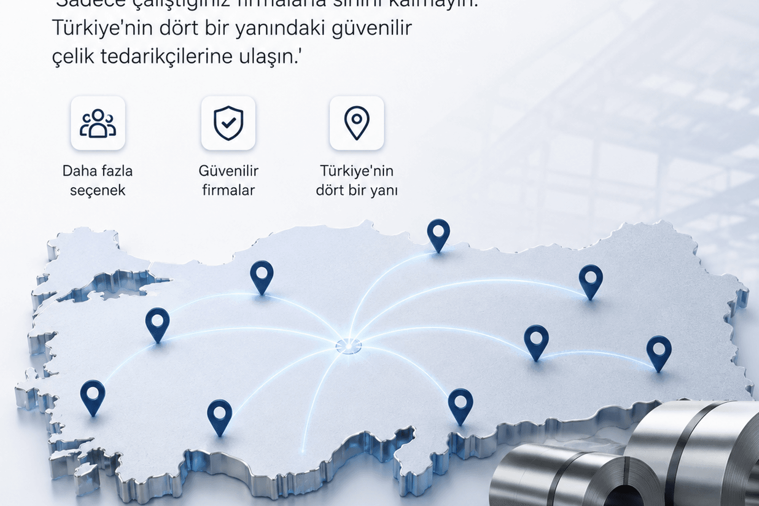 Daha fazla tedarikçi: Türkiye haritasında tedarikçi ağı